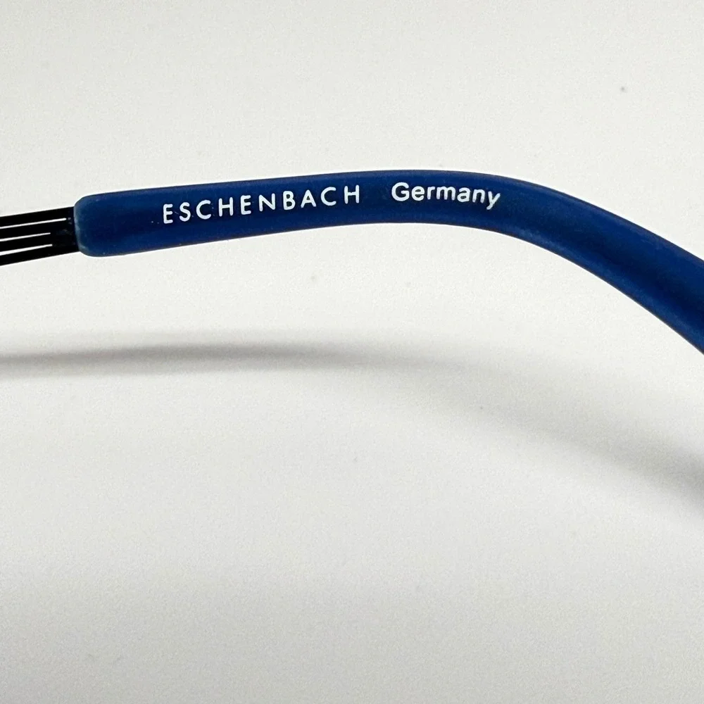 Brendel Eschenbach Germany 902047‎ Navy Blue Metal Wire Temple  52-17-135